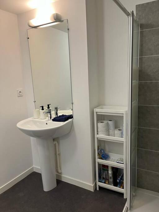 Appartement F2 De Haut Standing En Hypercentre Avec Jardin Prive A 270 M De La Gare De Mantes ! エクステリア 写真
